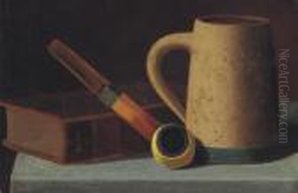 Still Life With Mug And Pipe - view 1