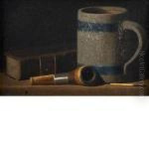 Still Life With Pipe by John Frederick Peto