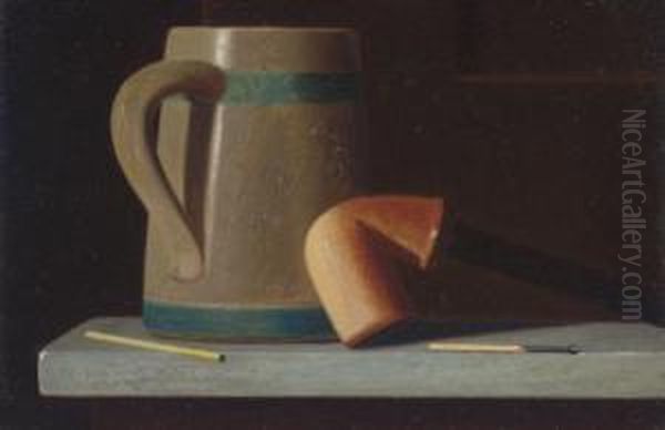 Still Life With Mug And Pipe - view 1