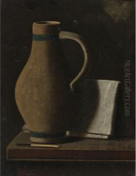 Gray And Blue Jug - view 1