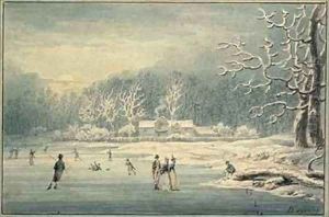 Hyde Park in the Snow by Edward Dayes
