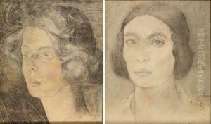 Volti Di Donna by Vittorio Petrella Da Bologna