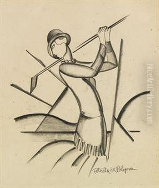 Giocatrice Di Golf - view 1