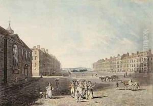 Queen Square London by Edward Dayes