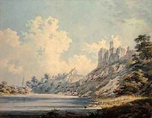 Warkworth Castle by Edward Dayes