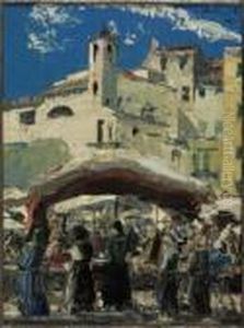 "mercato A Sanremo" 1950