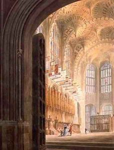 The Henry VII Chapel Westminster by Edward Dayes