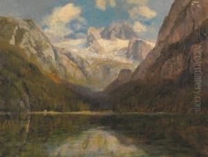 Gosausee Mit Blick Auf Den Dachstein