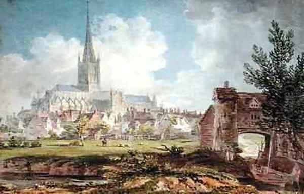 Norwich Cathedral from the South East - view 1