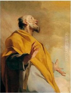 A Male Saint Or Prophet, Possibly Saint Peter A Male Saint Or Prophet, Possibly Saint Peter