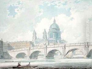 St Pauls Cathedral by Edward Dayes