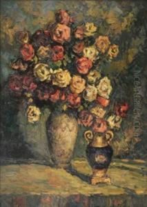 Vase Fleuri by Piotr Ivanovich Petrovichev