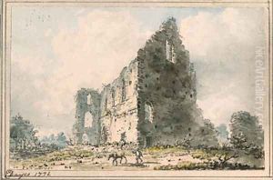 Newark Priory, Ripley, Surrey by Edward Dayes