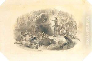 John Eliot Preaching to the Indians by Felix Octavius Carr Darley