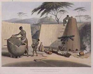 Booshuana Women Manufacturing Earthen Ware
