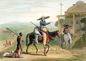 Boors Returning from Hunting by Samuel Daniell