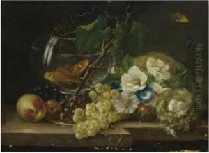 Still-leben Mit Goldfisch (still Life With Goldfish) by Franz Xaver Petter