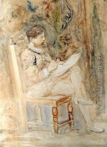 An Unfinished Portrait Of A Gentleman, Seated, Holding A Pipe And Letter.
