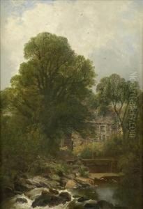 The Old Mill,betws-y-coed, North Wales by Joseph Paul Pettitt