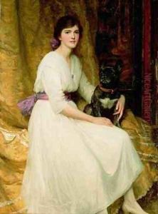 Portrait of Miss Dorothy Dicksee by Sir Frank Dicksee