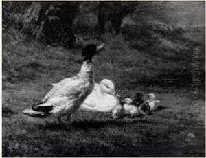 Canards Et Poussins by Juliette Peyrol Bonheur
