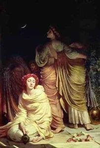 Too late Too late Ye cannot enter now by Sir Frank Dicksee