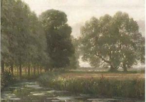 The marshes by Sir Frank Dicksee
