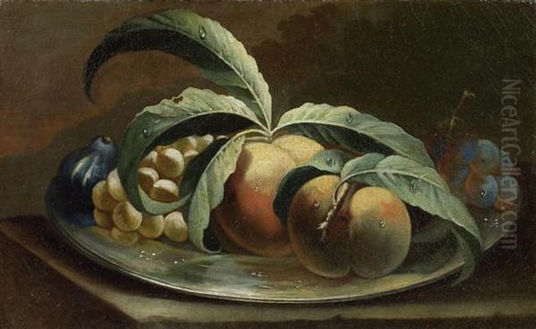 Still Life With Peaches, Grapes And Figs - view 1