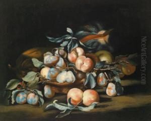 Natura Morta Con Pesche by Maximilian Pfeiler