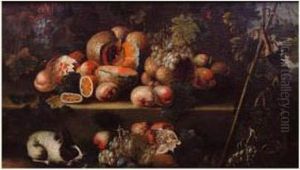 Actif A Rome Vers 1690 - 1710 by Maximilian Pfeiler