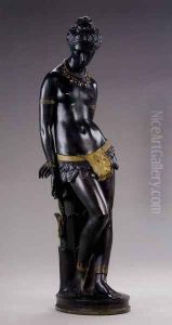 Une Jeune Esclave (A Young Slave Girl) by Jean-Baptiste-Joseph De Bay