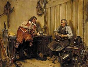 In the armoury by Alfred Dixon