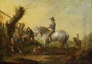 Rastende Bauernfamilie Und Zwei
Reiter by Johann Georg Pforr