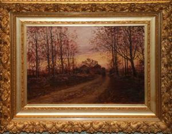 Woman &amp; Childon Wooded Path - view 1