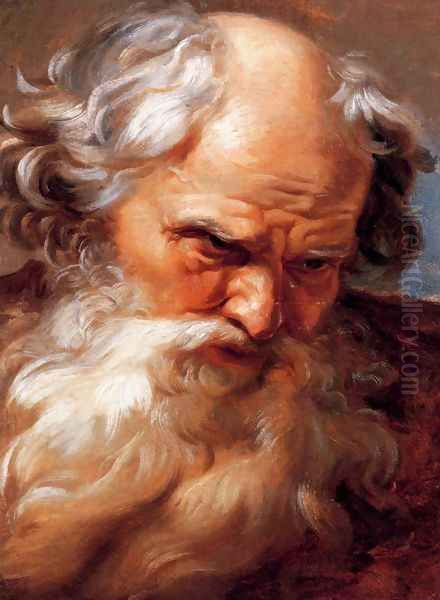 A Study For A Head Of Neptune (recto) - view 1