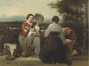The Lullaby by Karel Frans Philippeau