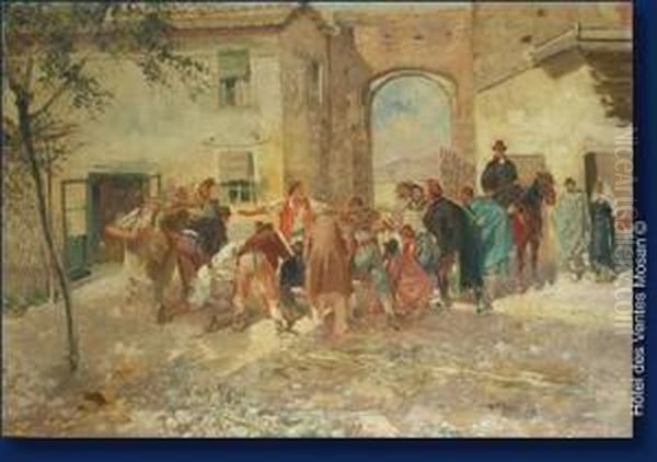 Scene De Ferme A Rome. - view 1