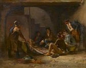 Au Ghetto A Rome by Leon Philippet