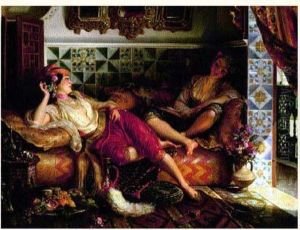 Femmes D'alger by Henri Felix Emmanuel Philippoteaux