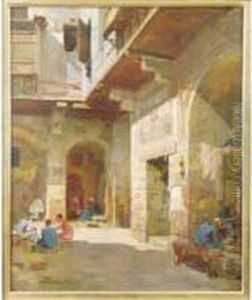 Scene De Rue. by Paul Dominique Philippoteaux