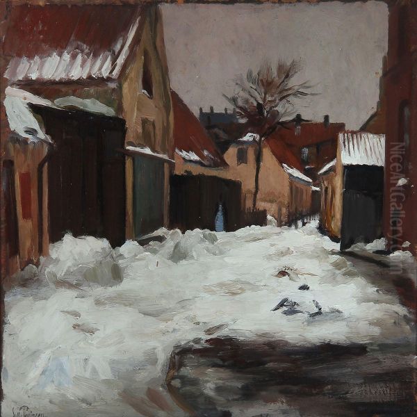 Village At Winter Time - view 1
