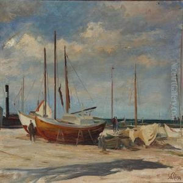 Harbour Scene From Dragor, Denmark - view 1