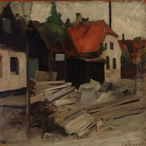 Street Scene From Dragor, Denmark by Sally Philipsen