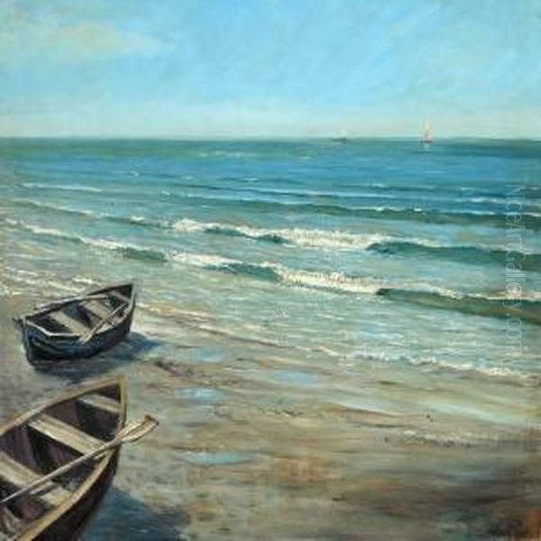 Sescape With Sailships - view 1