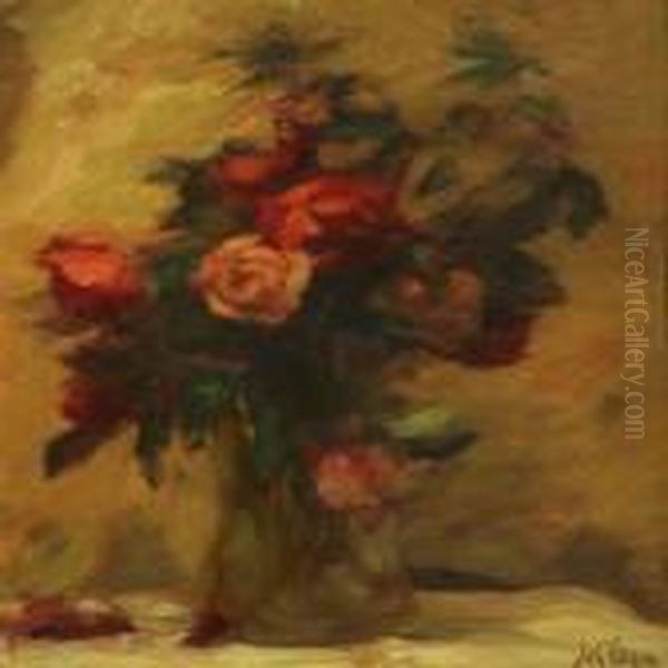 Roses In A Vase - view 1