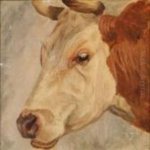 Study Of A Cow by Theodor Esbern Philipsen
