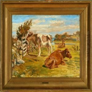 "koer Ved Leddet Til Nordre Vange" by Theodore Esbern Philipsen