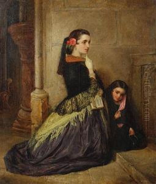 Spanish Girls At Prayer - view 1