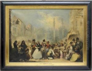 Escena Costumbrista En Un Mercado Espanol. by John Phillip