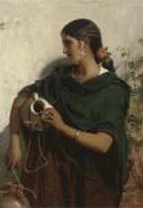 A Gypsy Water-carrier Of Seville by John Phillip